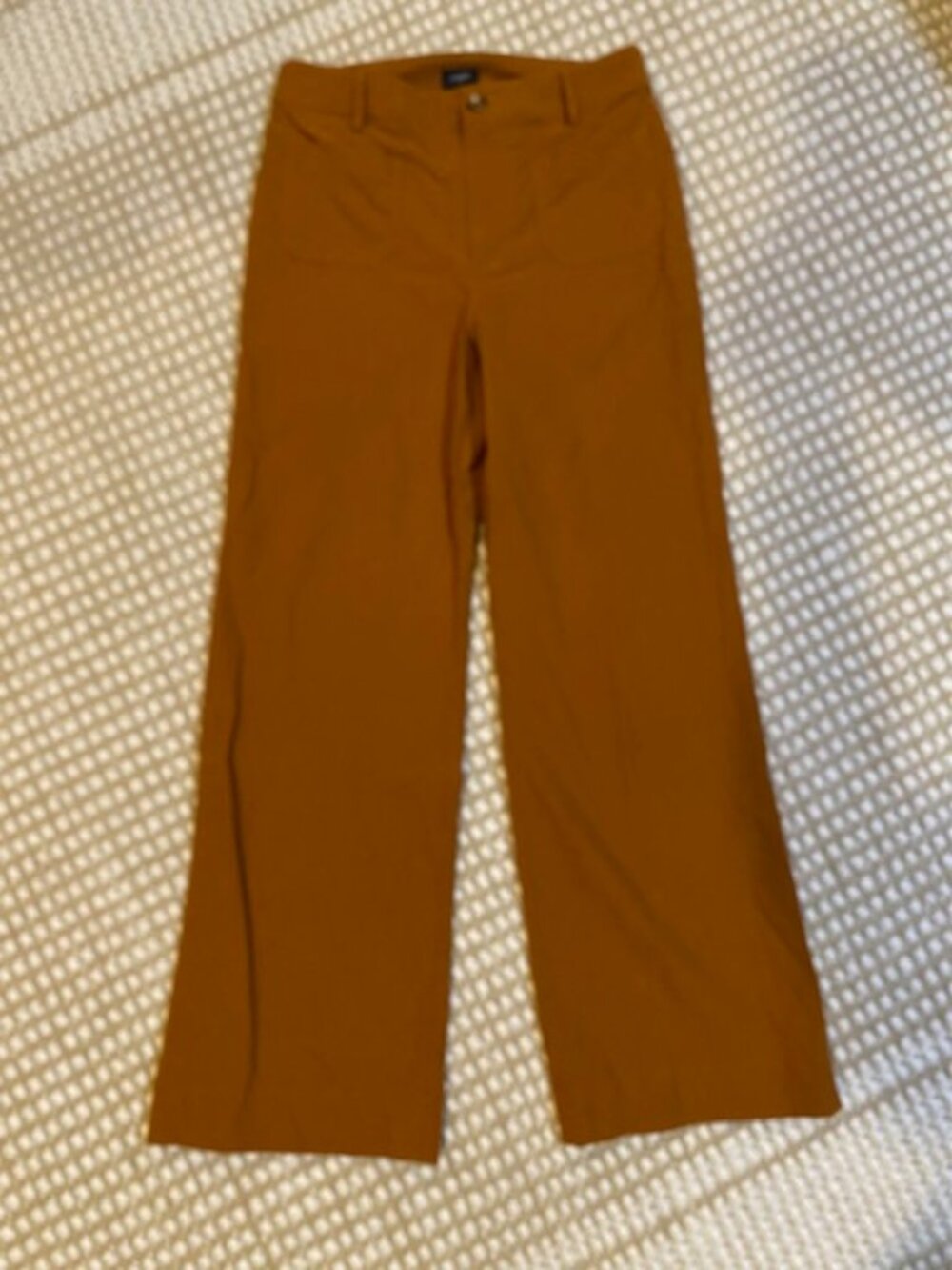 J.Crew Lizzie Wide-Leg Pants - Warm Chicory, Size 27
